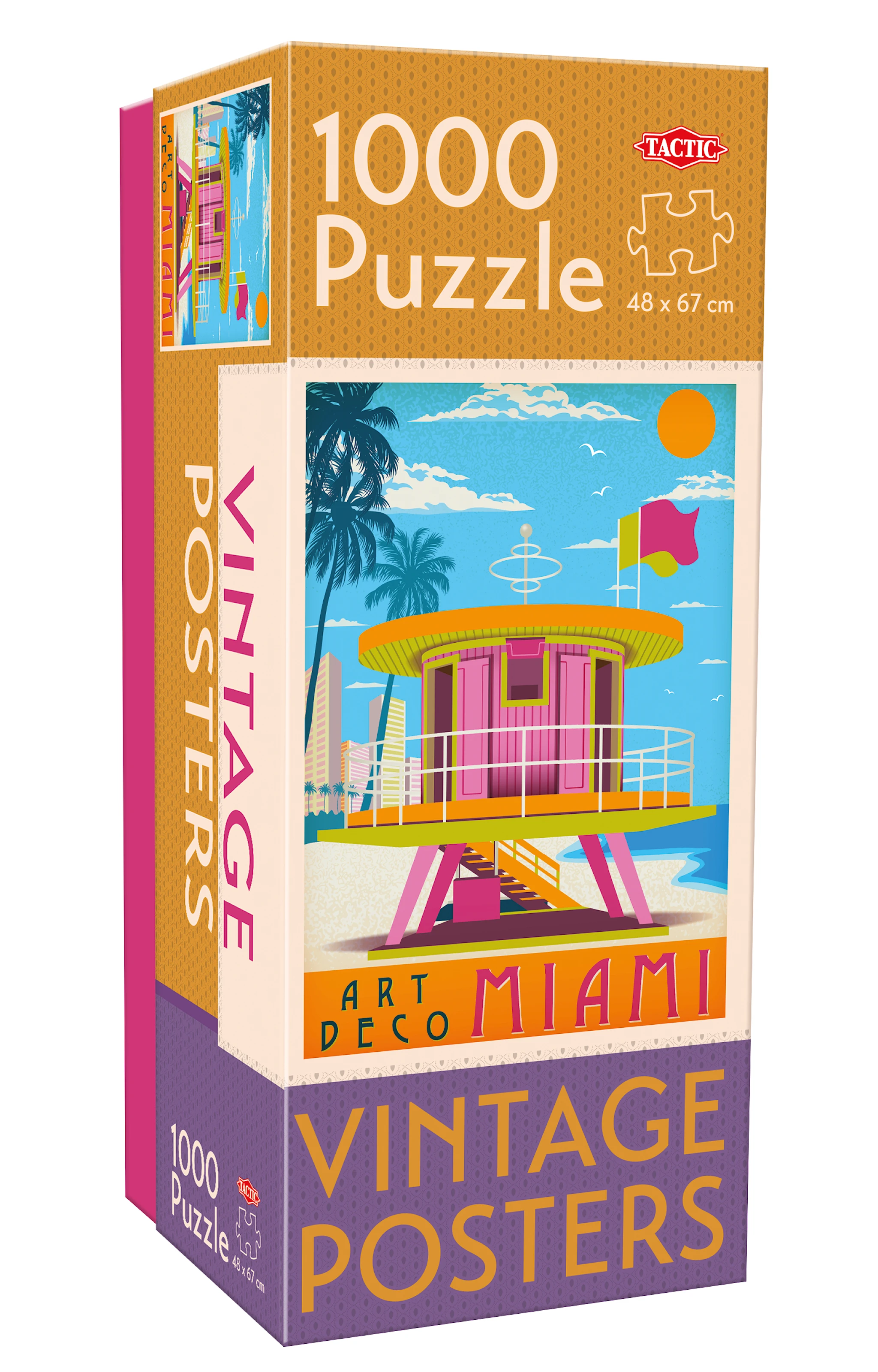 Produktbilde for 1000 brikker Vintage Miami Tactic