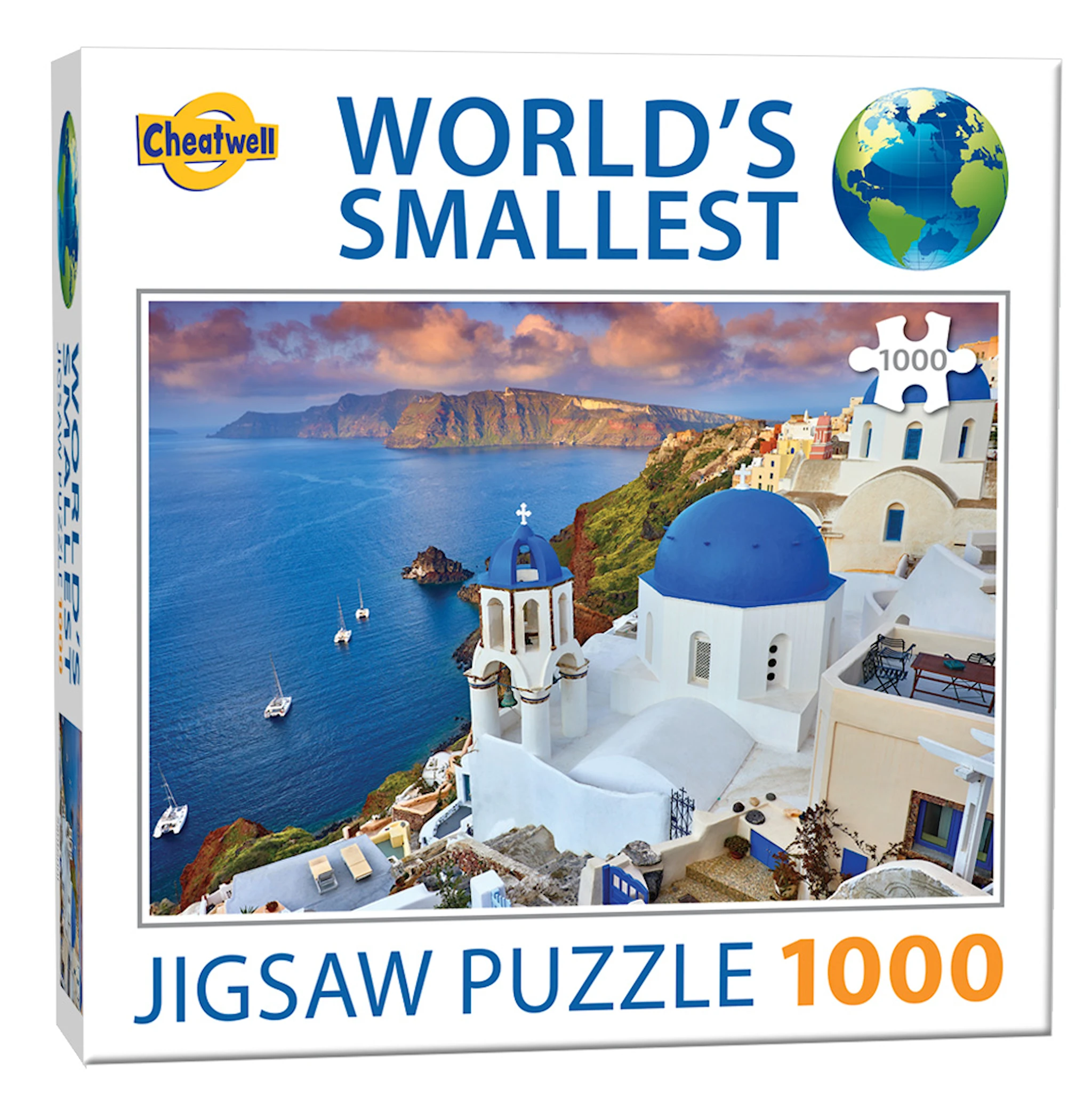Produktbild för Världens minsta pussel 1000 bitar Santorini