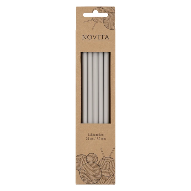 Strumpstickor Plast 20 cm 7.0 Novita