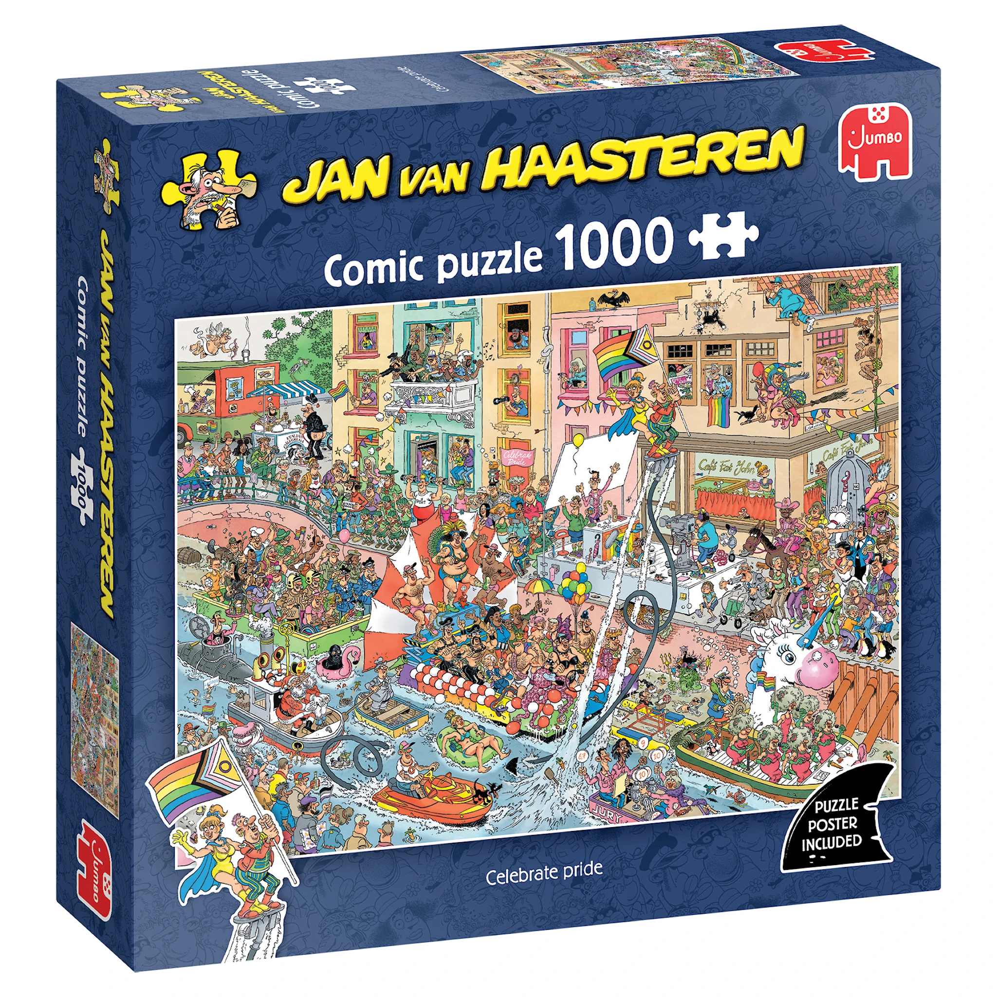 Produktbild för Jan Van Haasteren Celebrate Pride Pussel 1000 bitar
