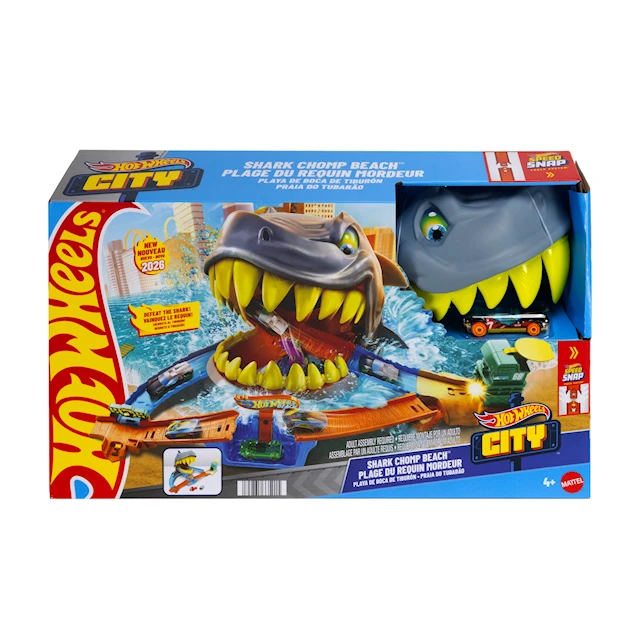 City Shark Chomp Beach Hot Wheels