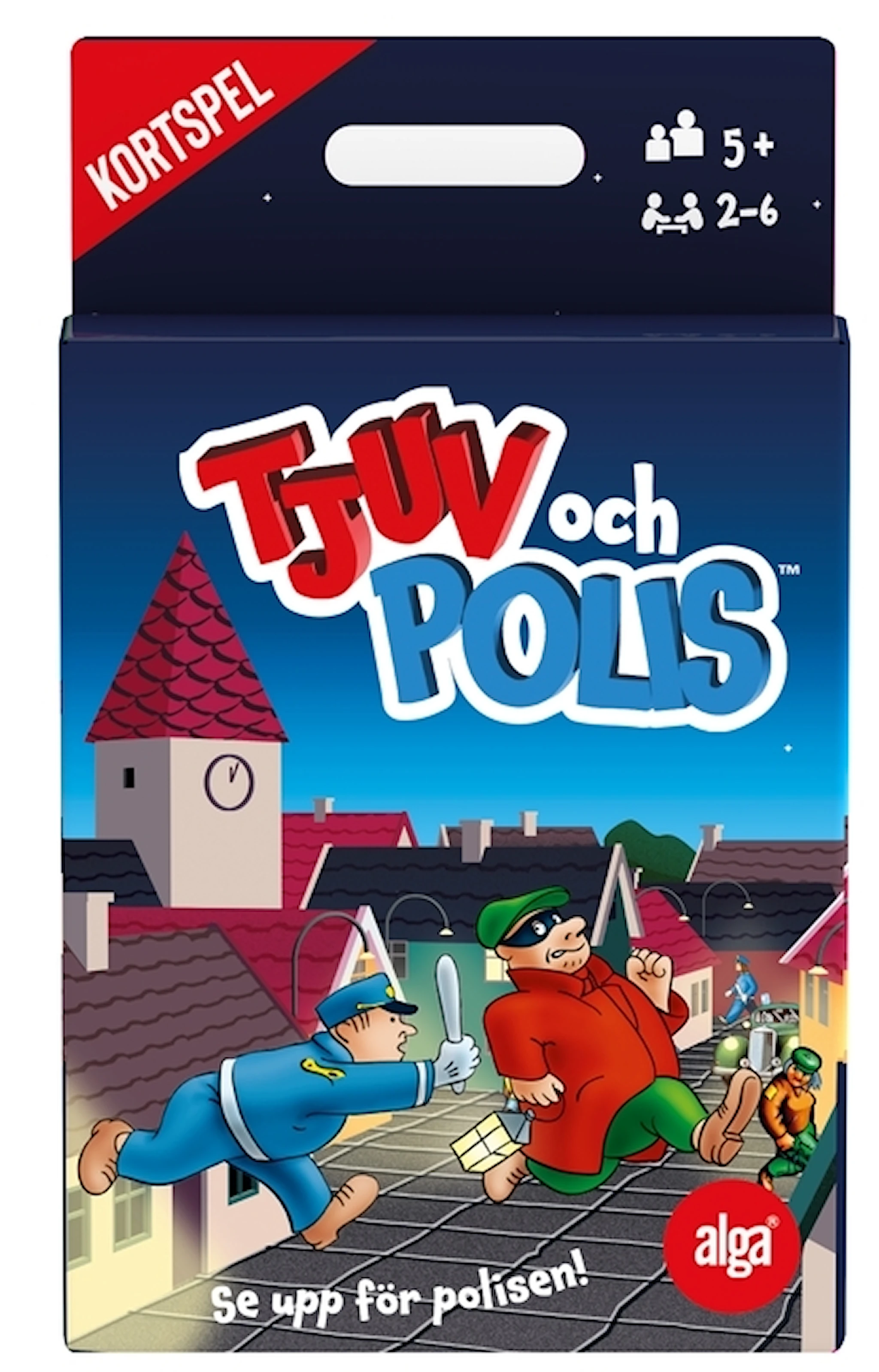 Produktbild för Tjuv & Polis Kortspel/resespel, Alga (SE)