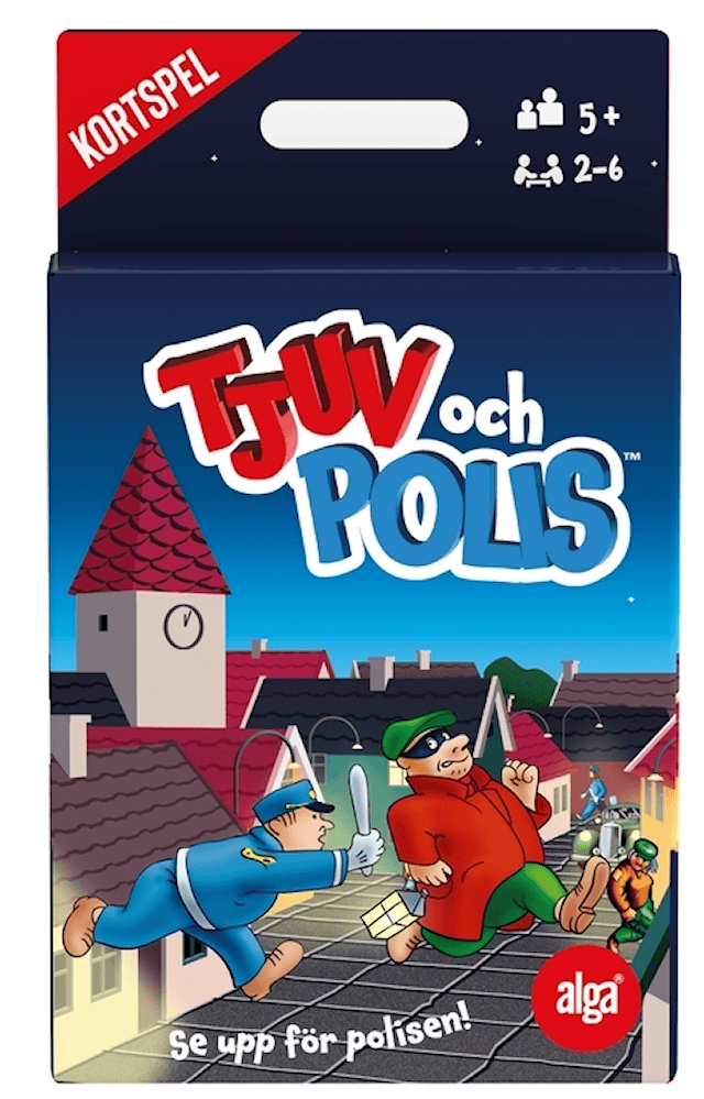 Produktbild 1 för Tjuv & Polis Kortspel/resespel, Alga (SE)