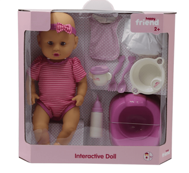 Tuotekuva 3 - Happy Friend New Born Nukke 40 cm Leikkisetti