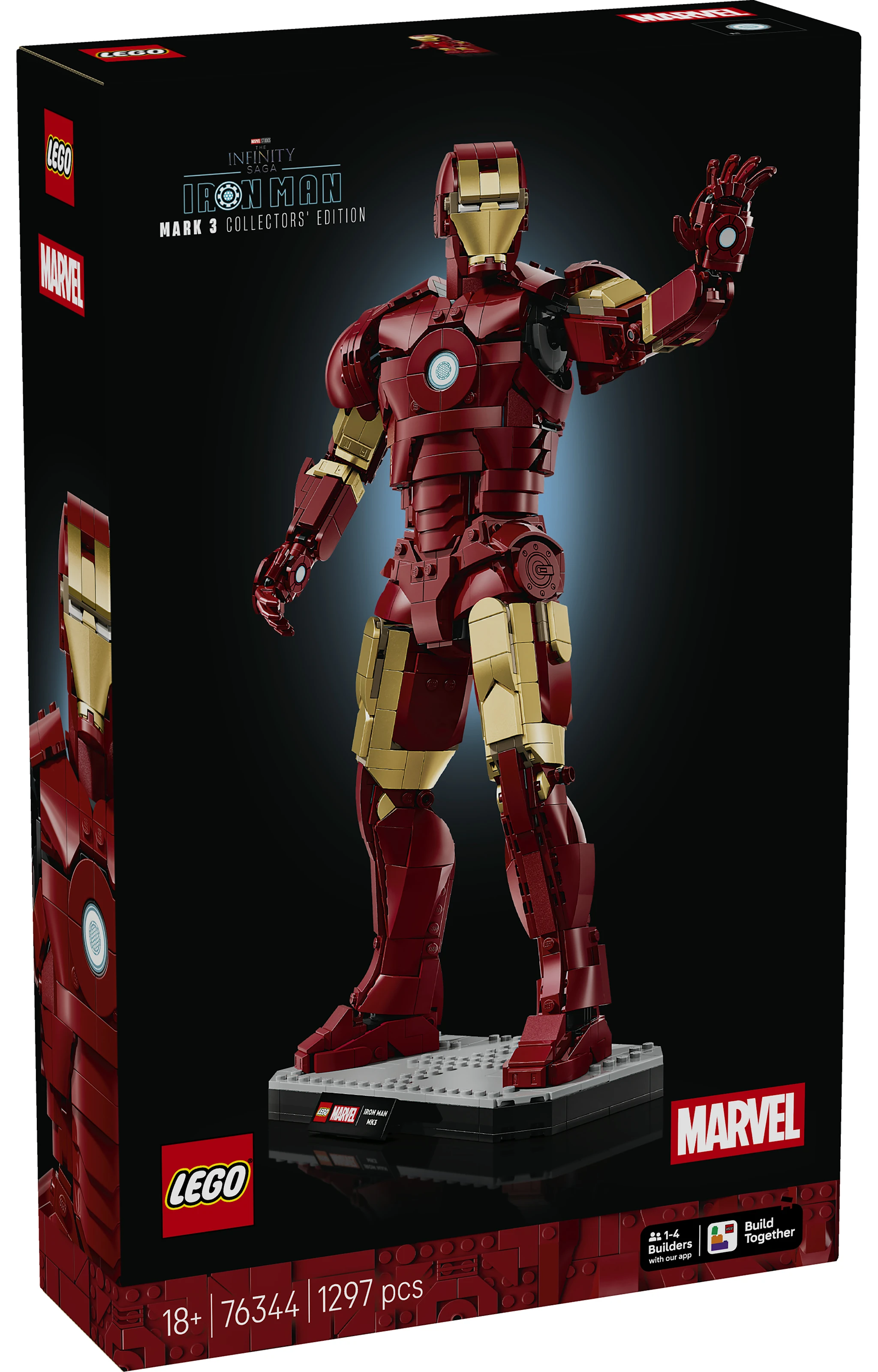 Tuotekuva ille Iron Man Mark 3 ‑keräilyversio LEGO® Super Heroes (76344)