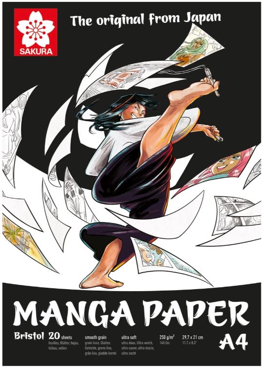Ritblock Sakura Manga paper pad A4 250g 20 ark