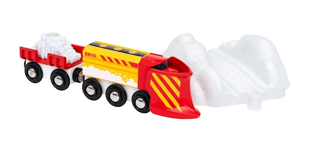 Tåg med snöplog Brio