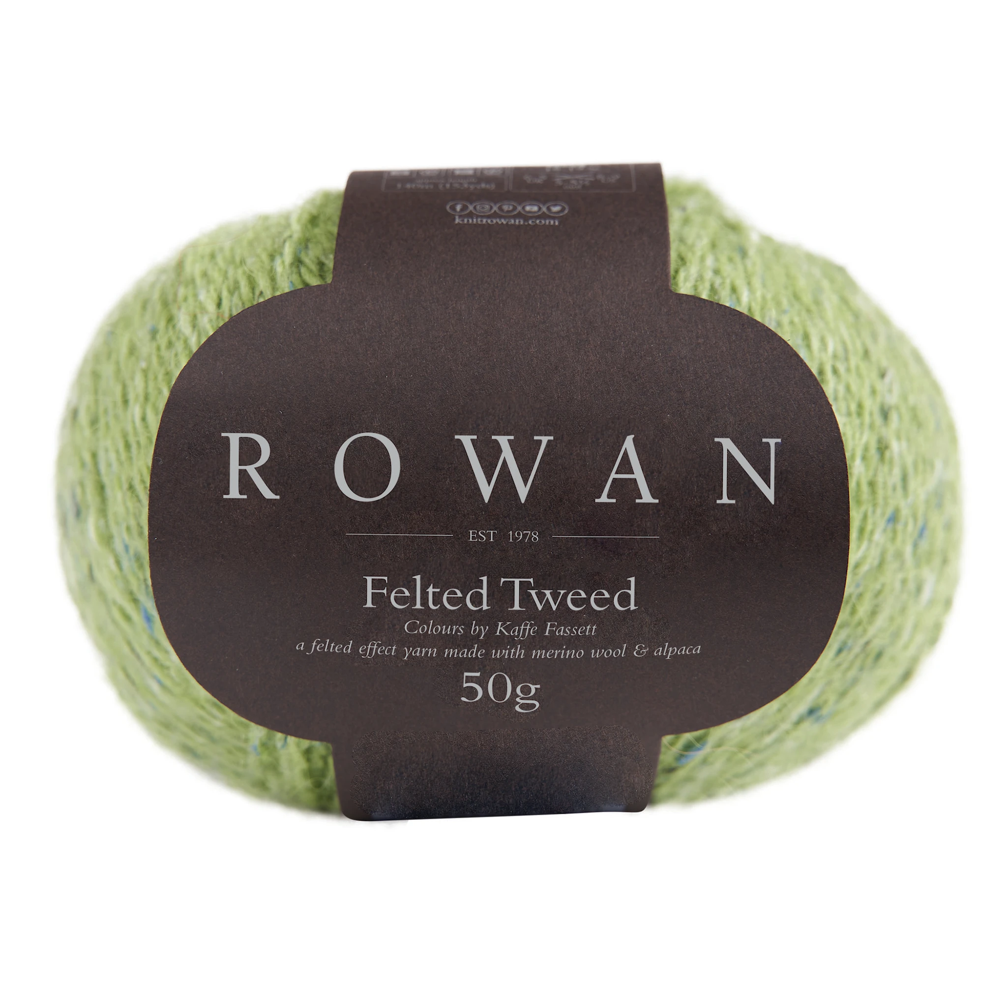 Produktbild för Felted Tweed 50 gr Lime 213, Rowan