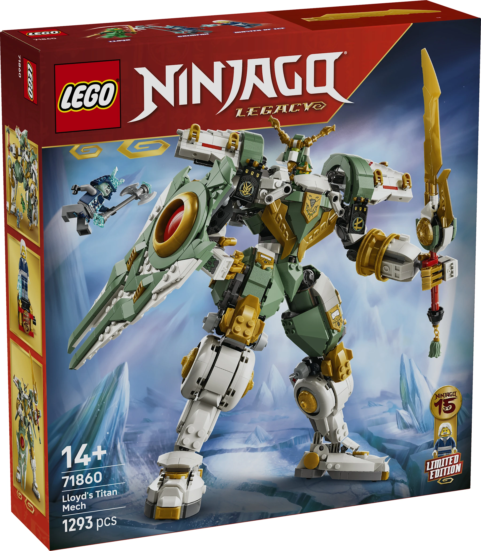Tuotekuva ille Lloydin titaanirobotti – 15-vuotisjuhlamalli LEGO Ninjago (71860)