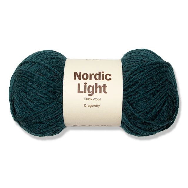 Nordic Light 100% ull 50 gr Dragonfly petrol A792 Adlibris