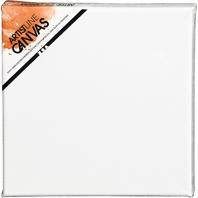 Målarduk Vit 20x20 cm 1-pack ArtistLine