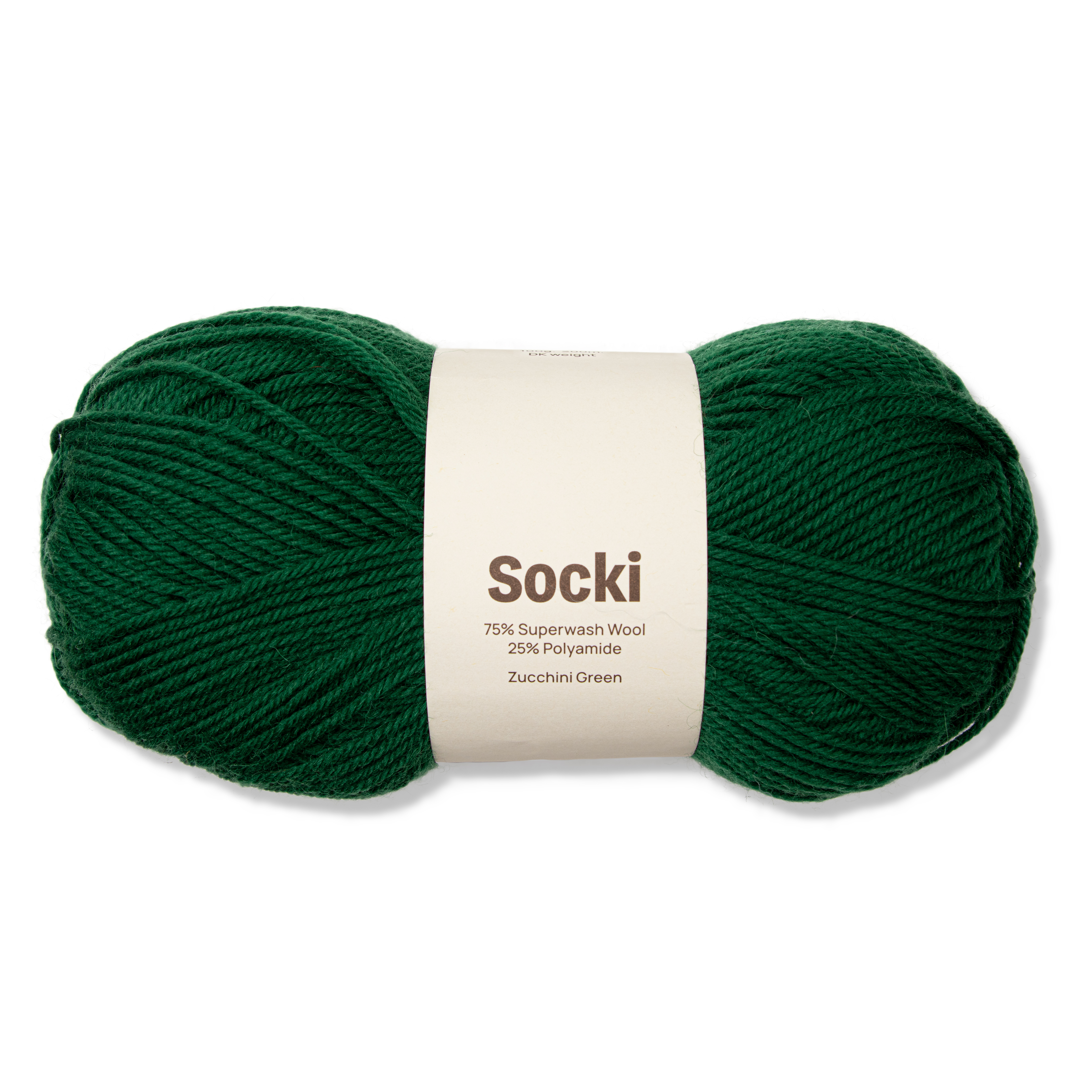 Socki Lanka Yksivärinen Villasekoitus 100 g Zucchini Green A744 Adlibris