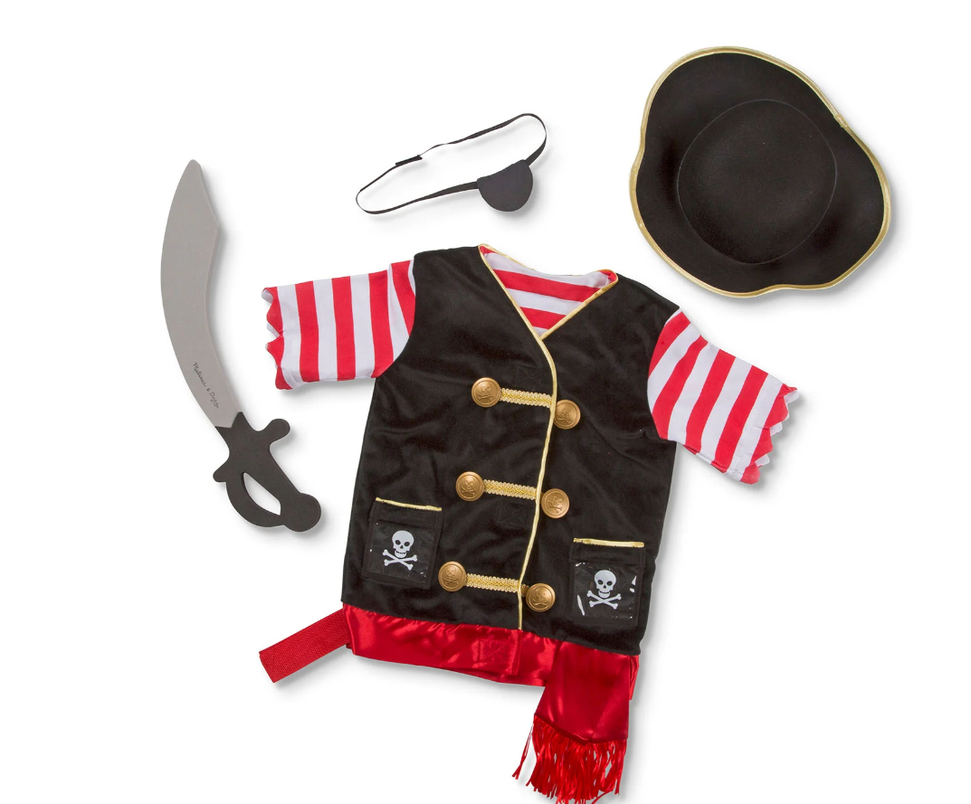 Pirat Utklädnad Maskerad Melissa & Doug