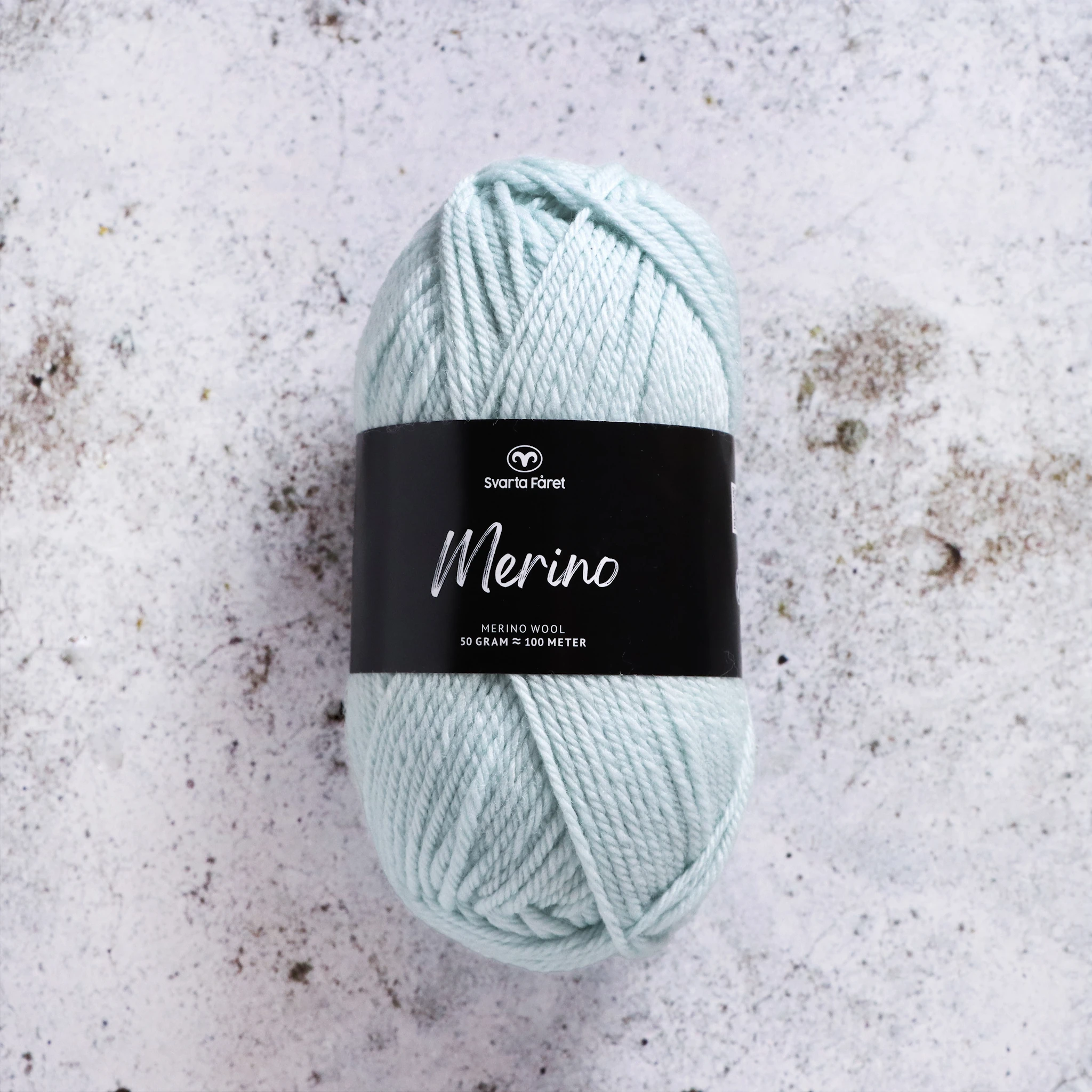Produktbild för Merino 50g Svarta Fåret