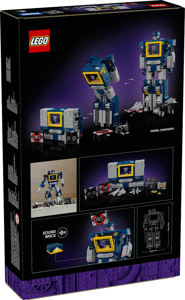 Produktbild 4 för Transformers: Soundwave LEGO® Icons (10358)