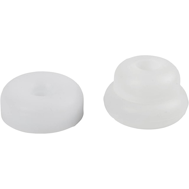 Tuotekuva 4 - Silikonimuotti, Donitsinmuotoiset kynttilänjalat, Kork. 2+3,8 cm, halk. 6+6,2 cm, matta läpinäkyvä, 1 kpl/ 1 pkt