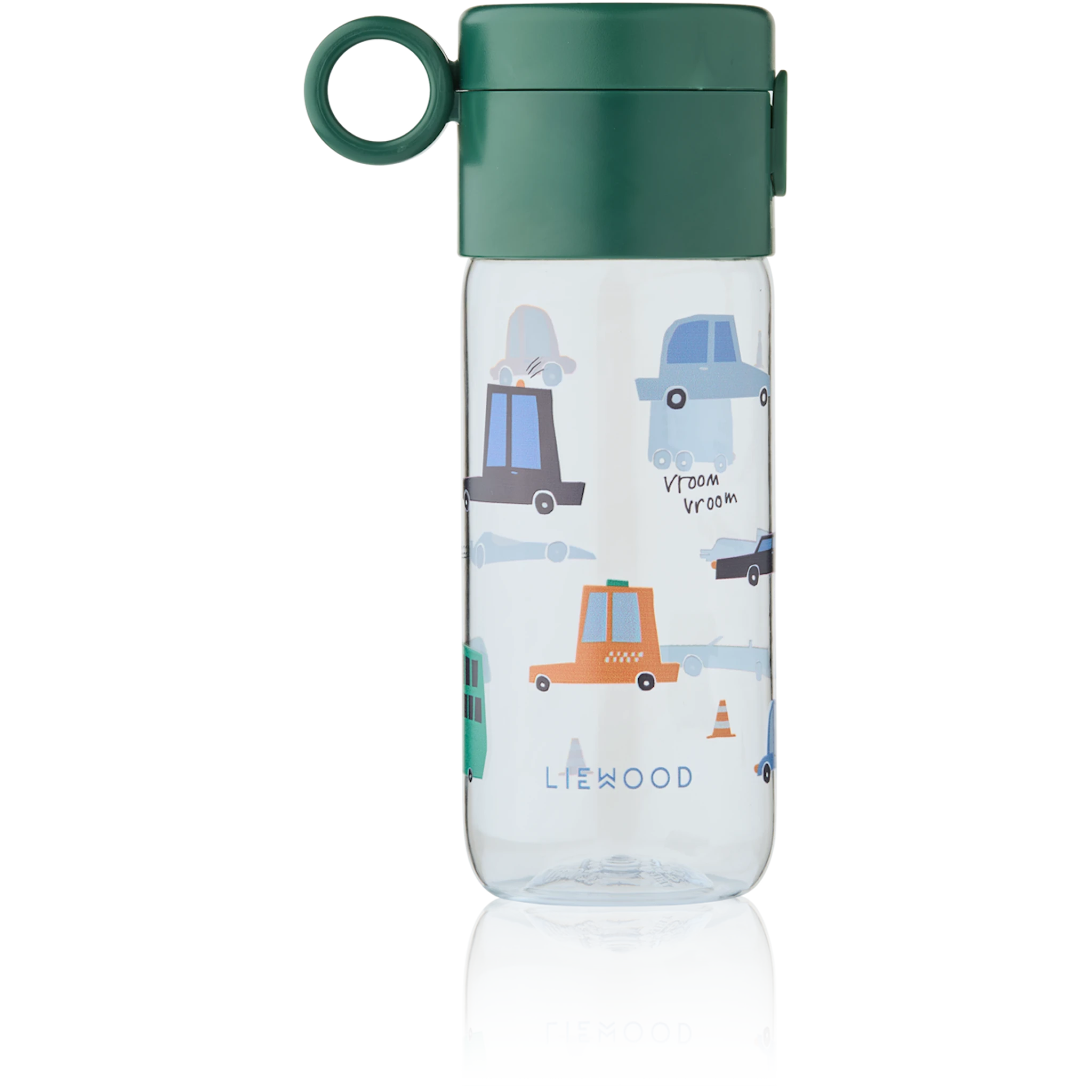 Produktbild för Clemence Tritan Vattenflaska 350 ml Cars/Sandy Liewood