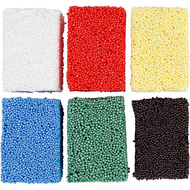 Produktbilde 3 for Soft Foam, standardfarger, 6x10 g/ 1 pk.
