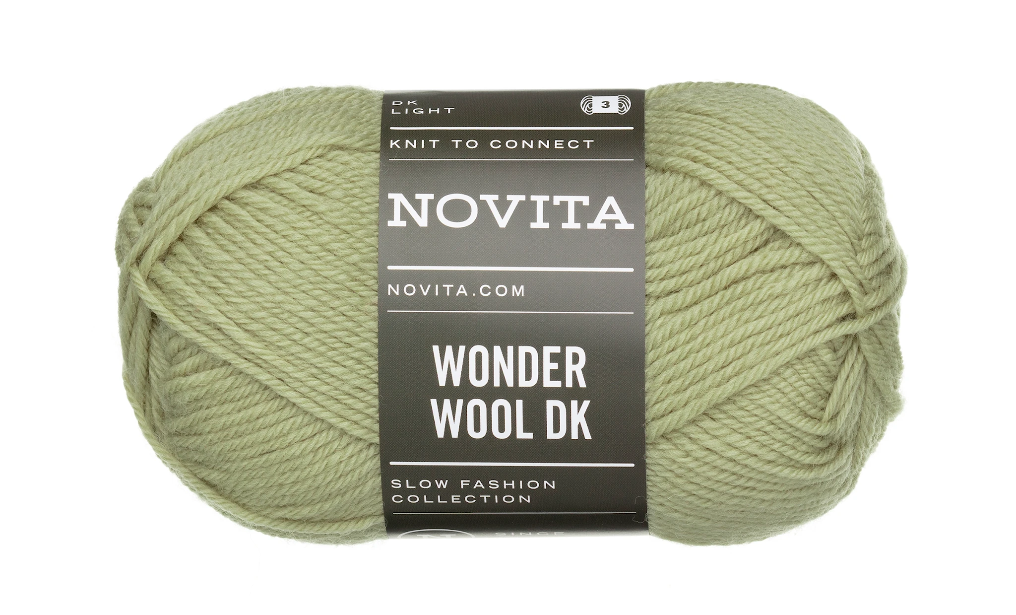 Tuotekuva ille Wonder Wool DK Garn 50g Ljus salvia 3161 Adlibris