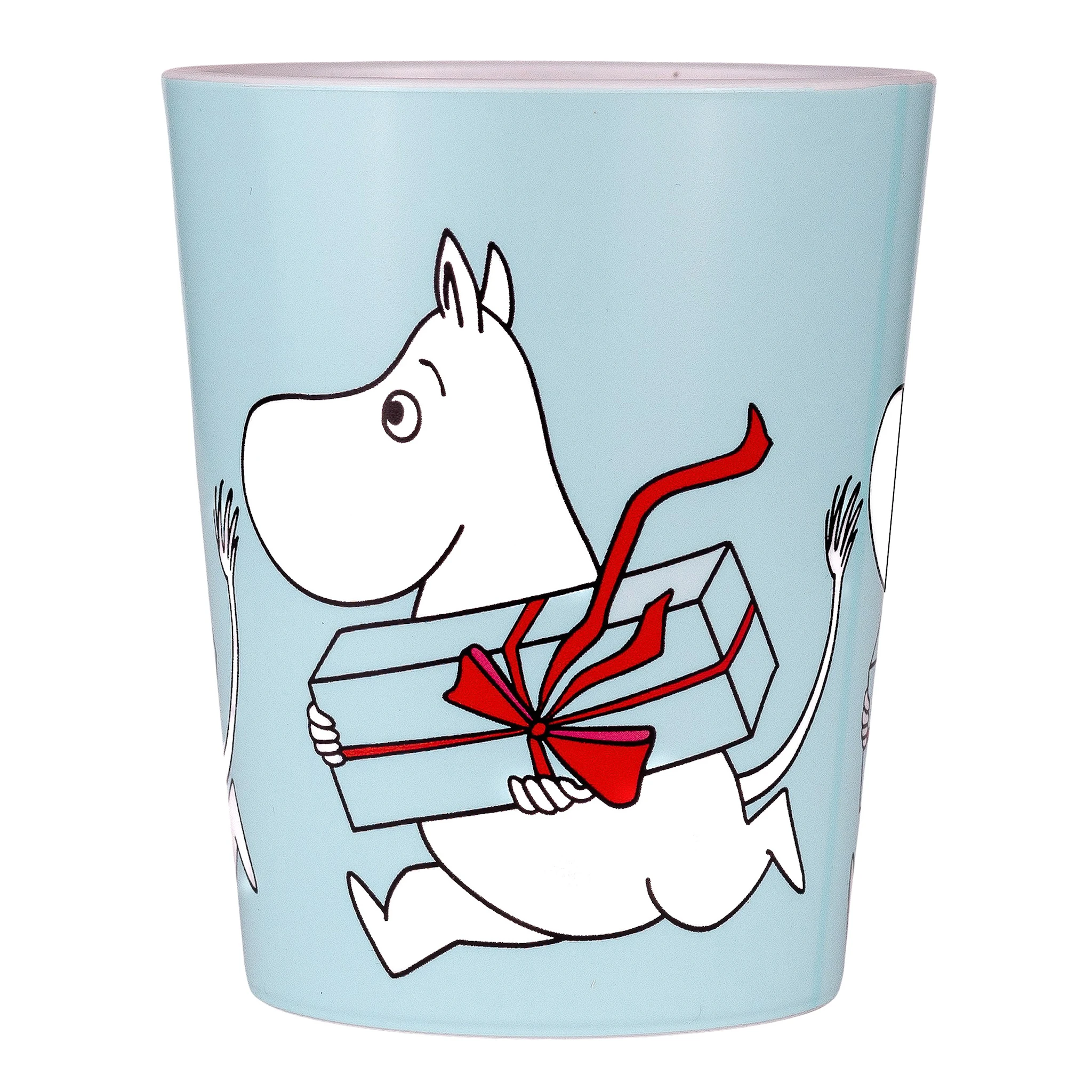 Produktbild för Mumin Picknick Tumblermugg Blå Rätt Start