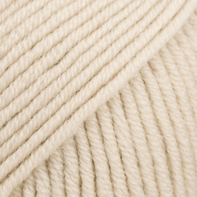 Merino Extra Fine Uni Colour Garn Merinoull 50 g Light Beige (50) Drops