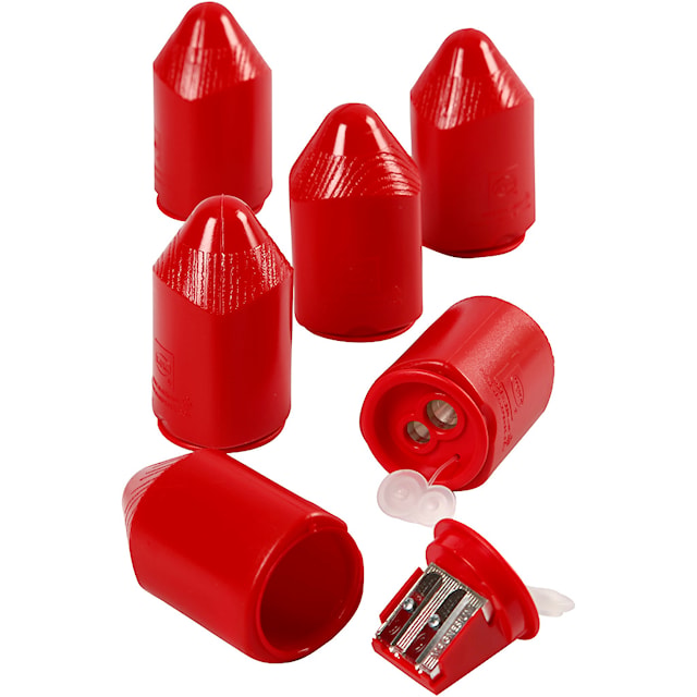 Tuotekuva 2 - Säiliöteroitin, kork. 8,5 cm, halk. 9-12 mm, punainen