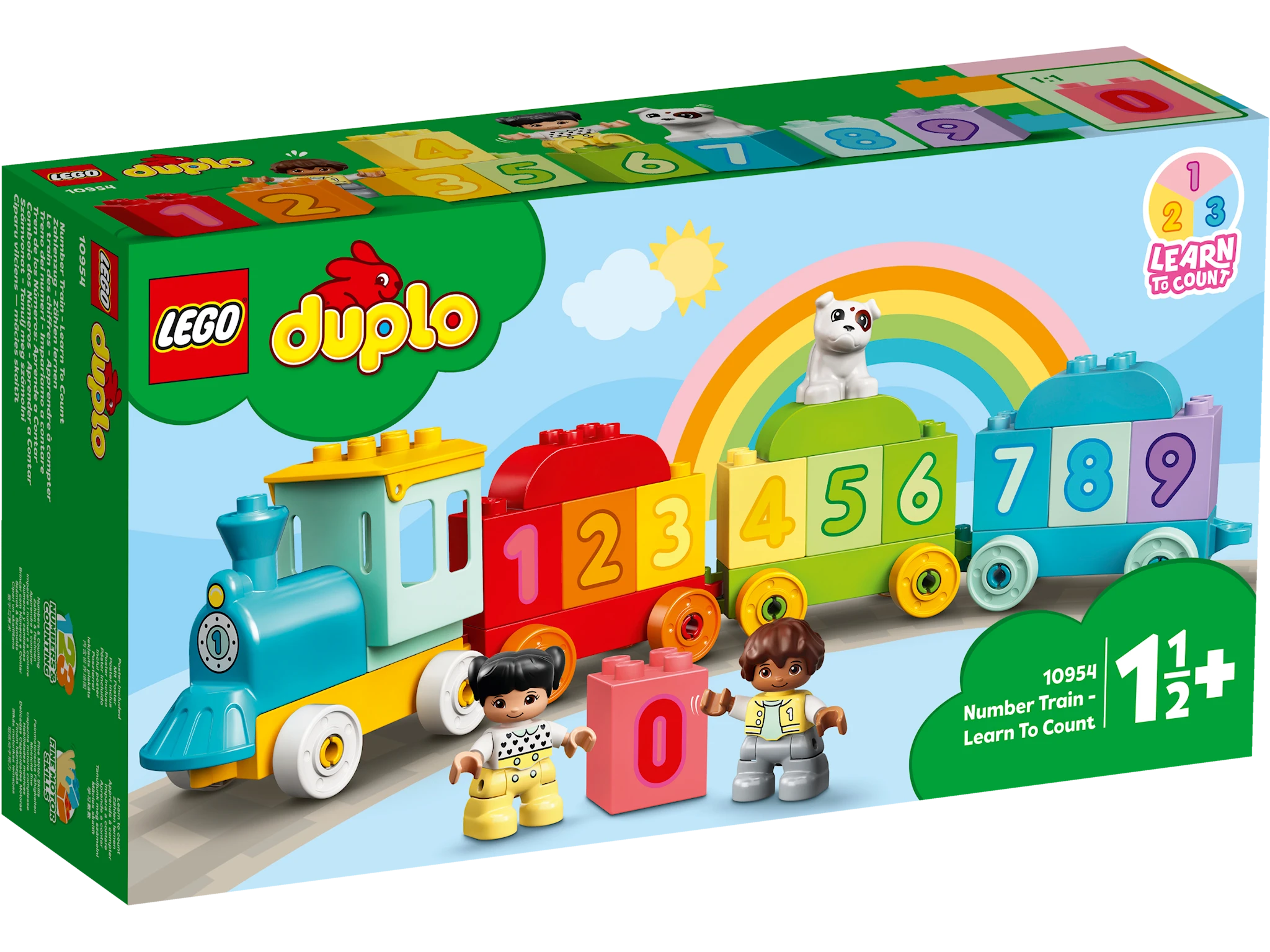 Produktbild för Siffertåg – Lär dig räkna LEGO® DUPLO My First (10954)