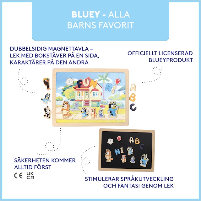 Produktbild 5 för Bluey Magnettavla Micki
