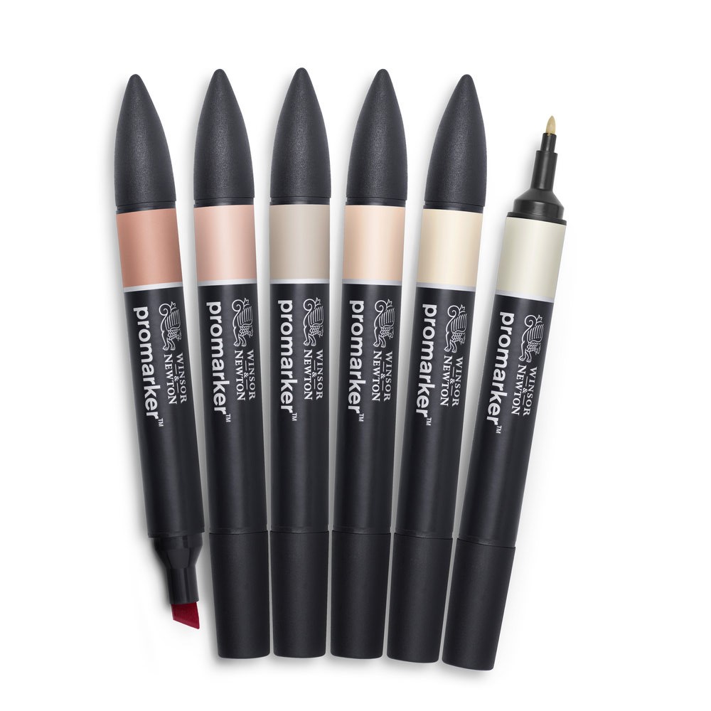 Promarker Skin tones 1 Set 6-pack Winsor & Newton