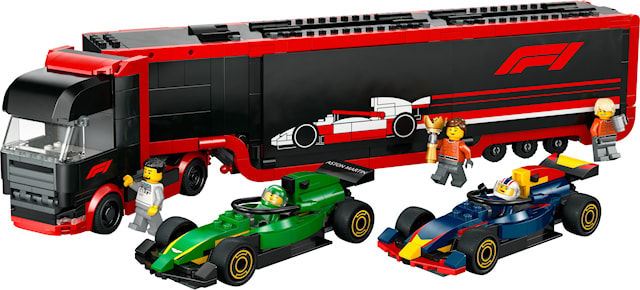 Produktbilde 2 for F1®-trailer med F1® RB20 og AMR24 LEGO® City (60445)