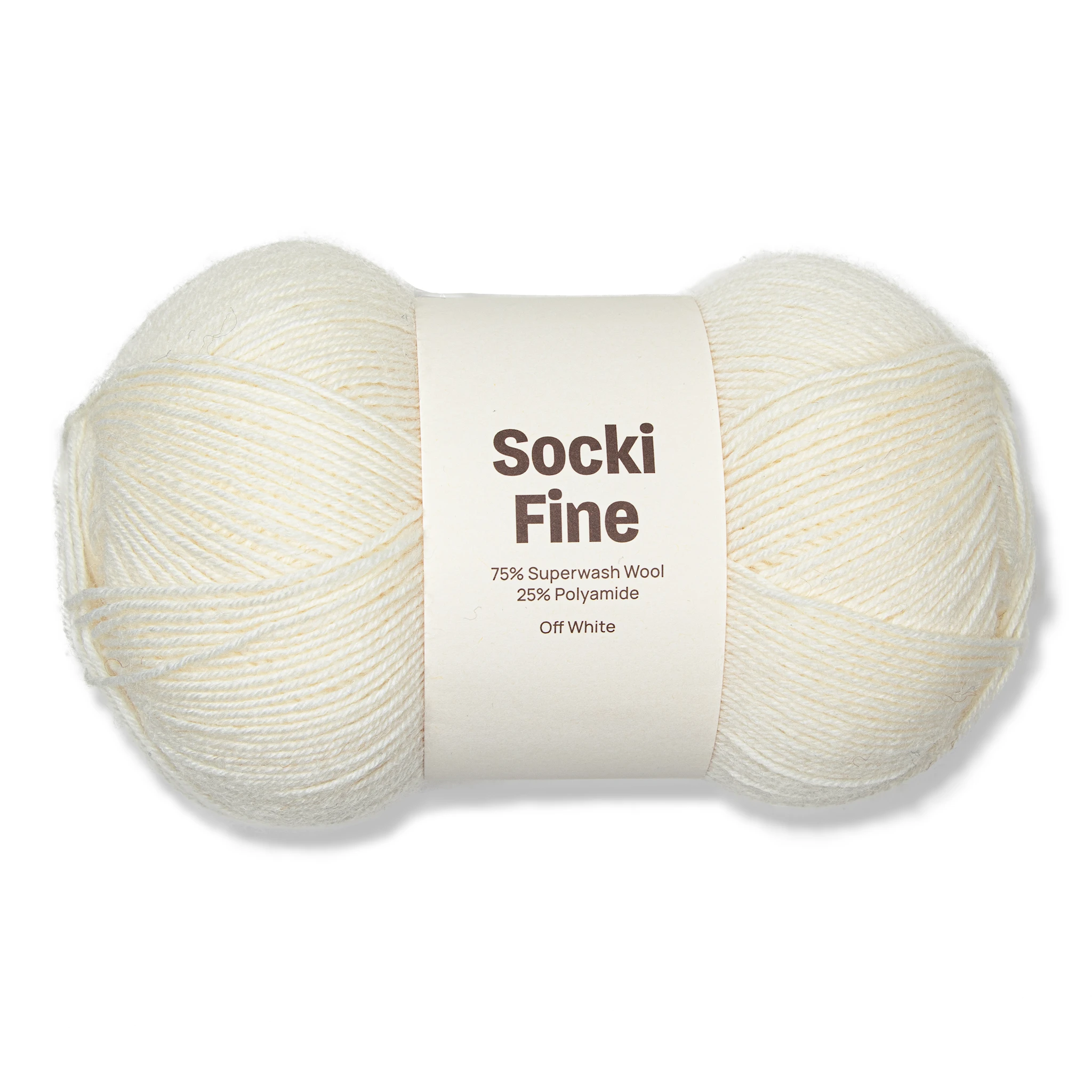 Produktbilde for Socki Fine Ensfarget Garn Ullmiks 100 g Adlibris