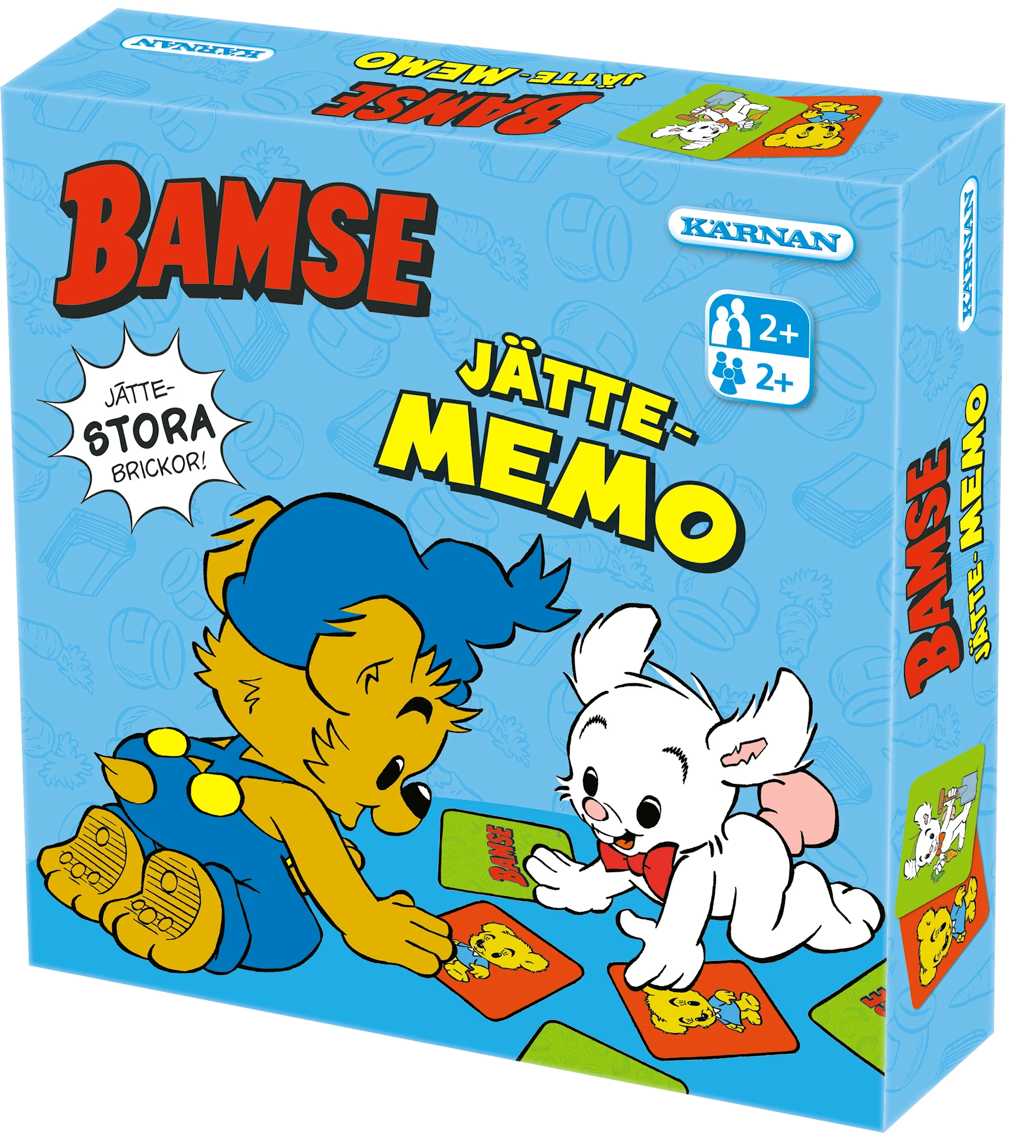 Produktbild för Jättememo Bamse Kärnan