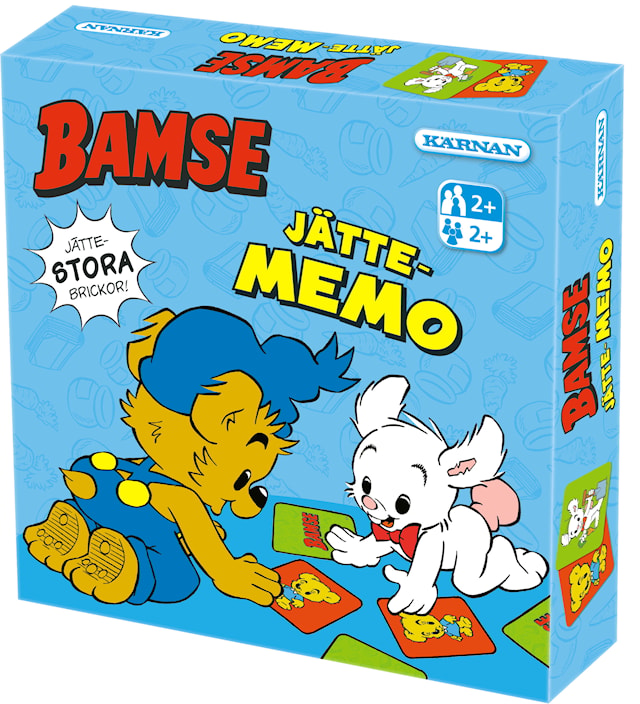 Tuotekuva 1 - Jättimuistipeli Bamse Kärnan