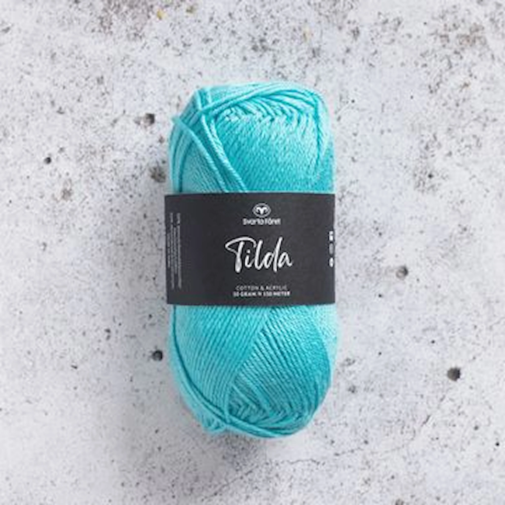 Tuotekuva ille Tilda Lanka Puuvillasekoite 50g  Svarta Fåret
