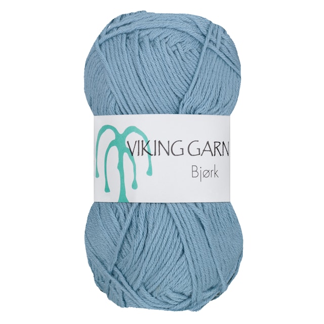 Bjørk 50 g keskisininen Viking Garn
