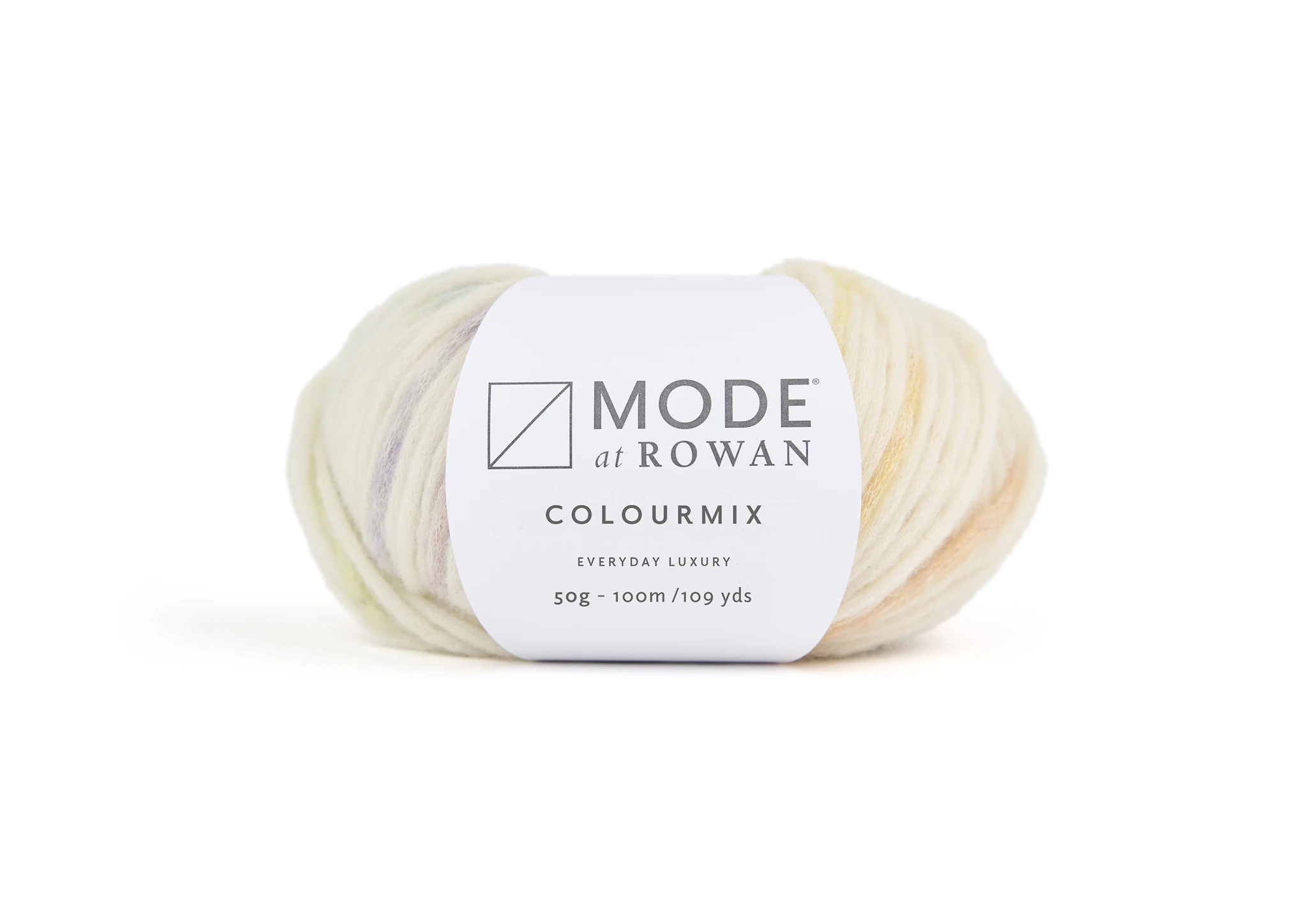 Produktbild för Colourmix, bomull, ull, alpacka mix 50gr, Rainbow 100 Mode at Rowan