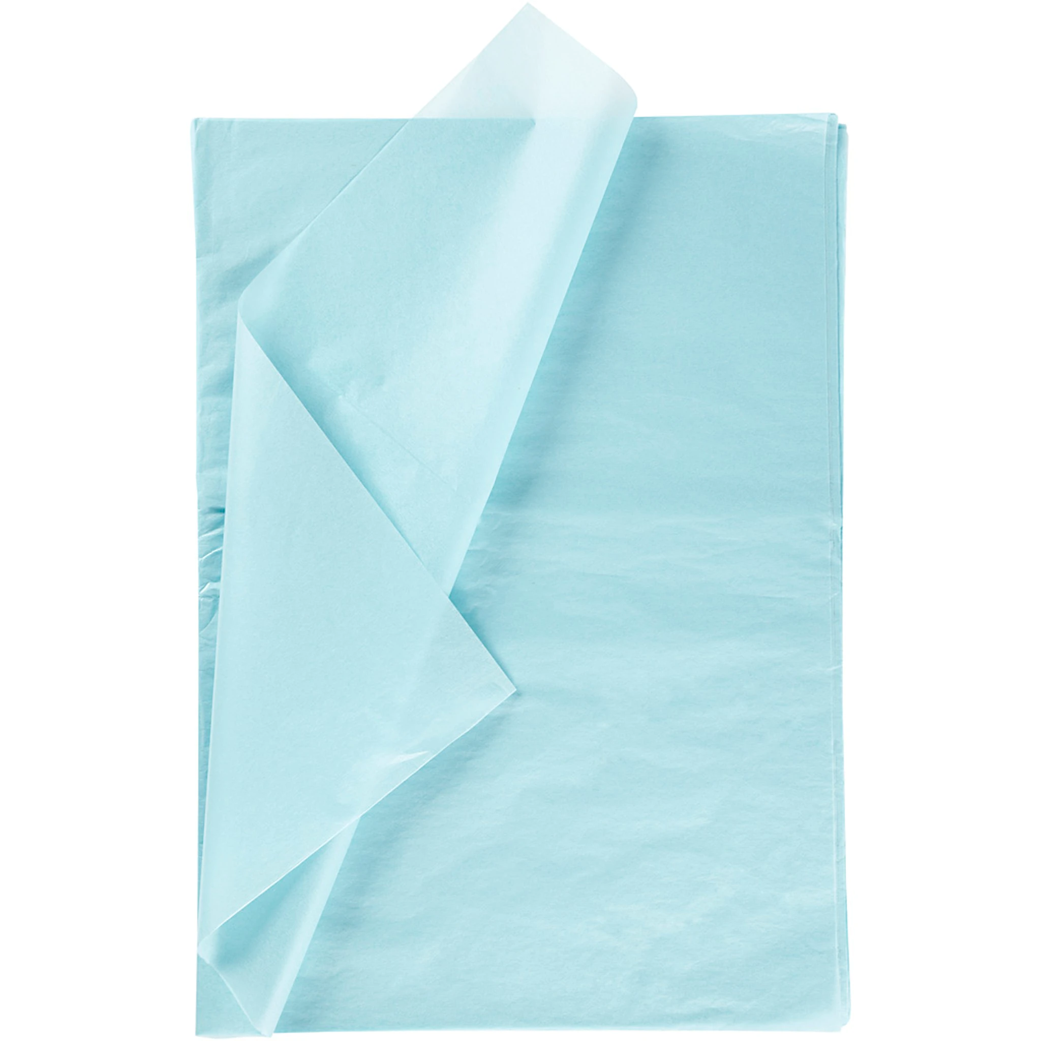 Produktbilde for Silkepapir, ark 50x70 cm, 17 g, lys blå, 10 ark/ 1 pk.