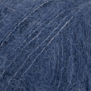 Brushed Alpaca Silk Garn 25 g  Navy Blue (39) Drops