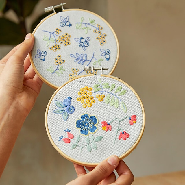 Produktbilde 3 for Broderisett med 2 frukttema fra DMC Mindfulness