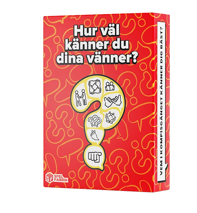 Spel Hur väl känner du dina vänner? (SE)