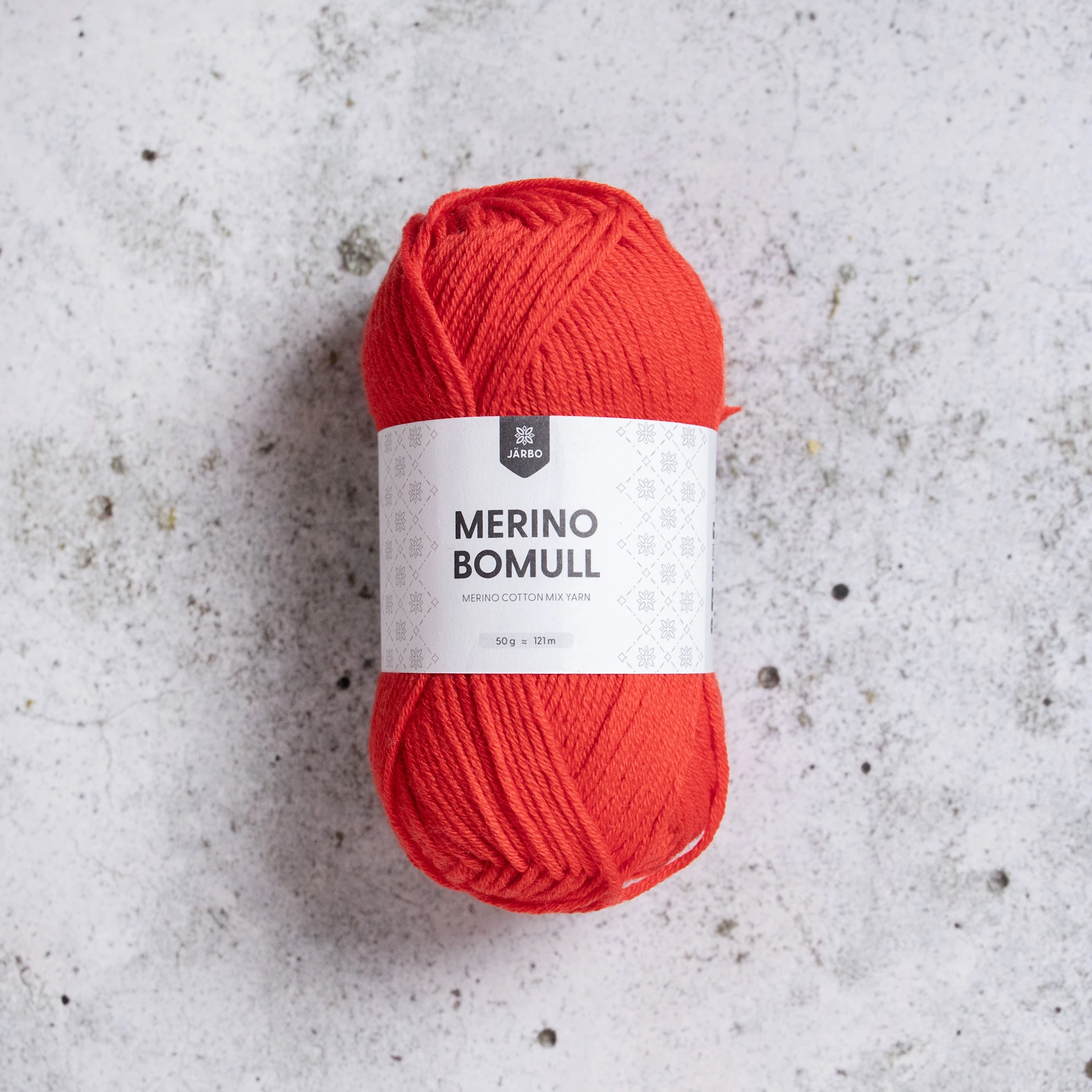 Produktbild för Merino Bomull 50 gr Järbo