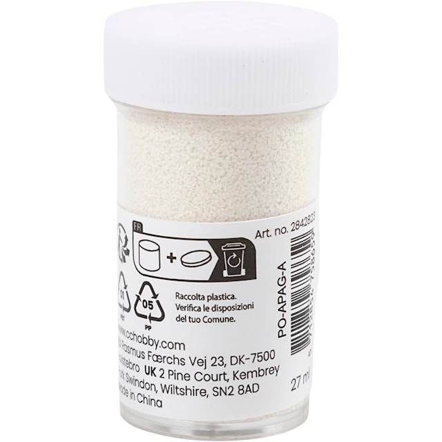 Tuotekuva 3 - Bio kimalle, valkoinen, 27 ml, 15 g/ 1 tb