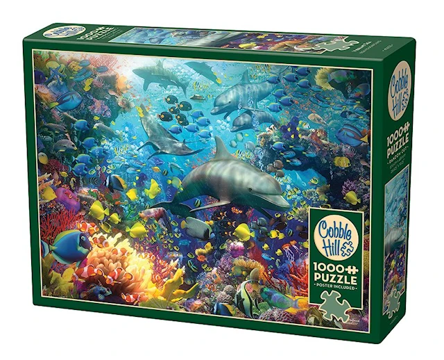 Pussel Vibrant Sea 1000 palaa Cobble Hill