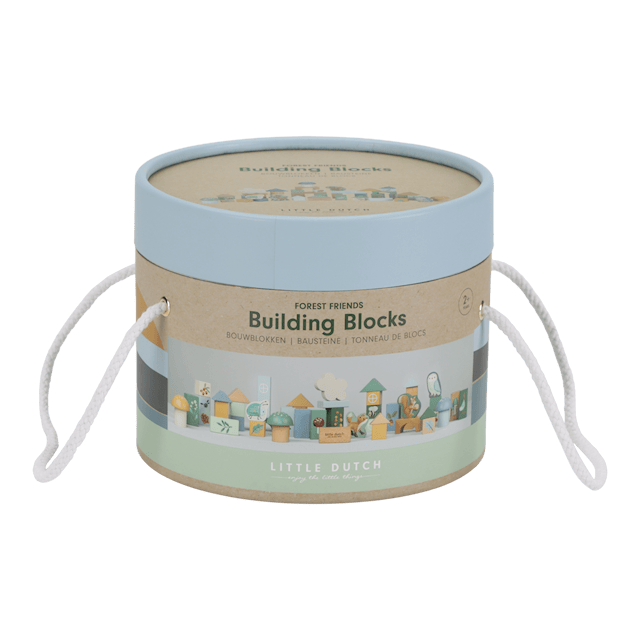 Produktbild 5 för Forest Friends Byggklossar i Trä Little Dutch