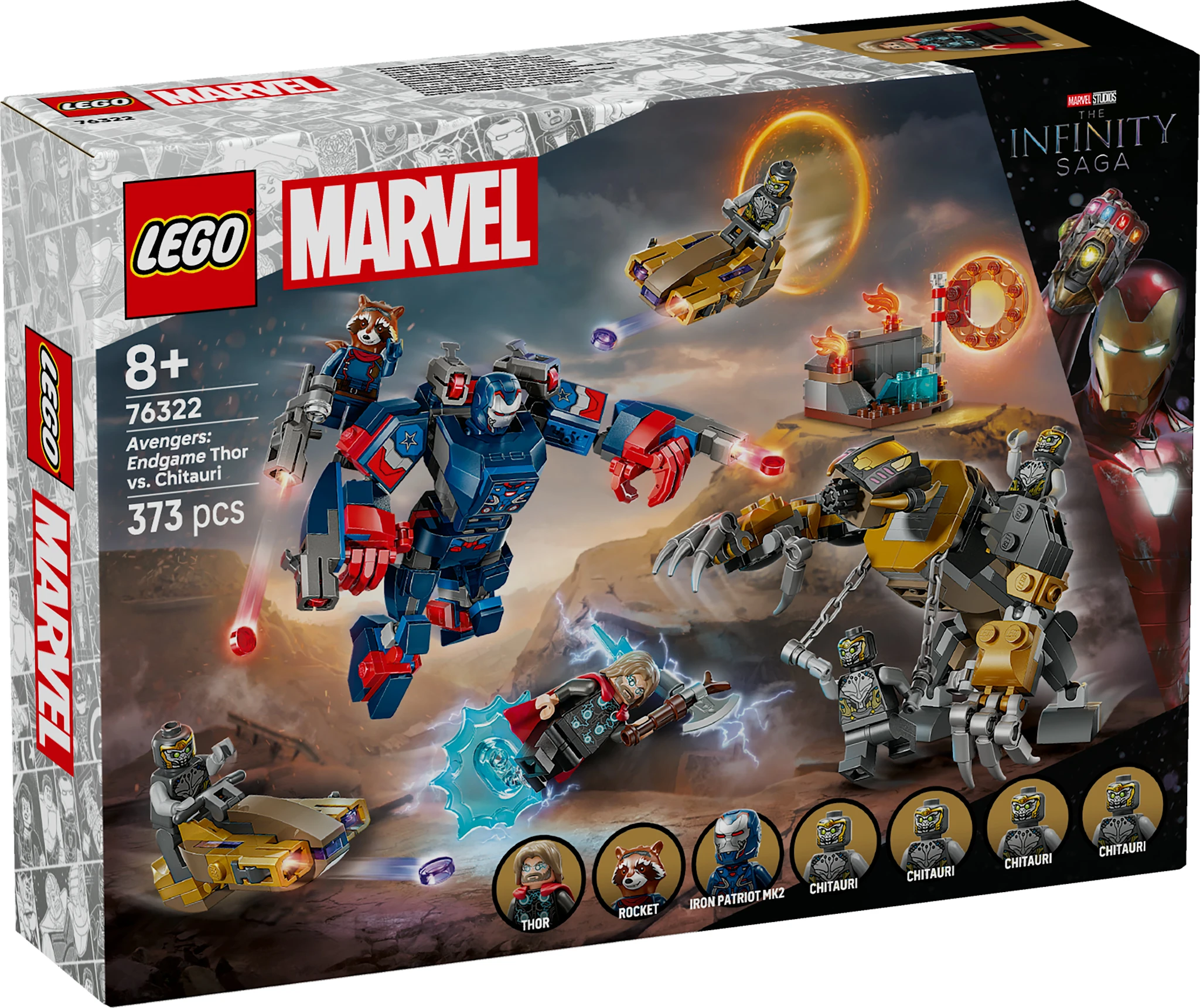 Tuotekuva ille Avengers: Endgame Thor vastaan Chitauri LEGO® Super Heroes (76322)