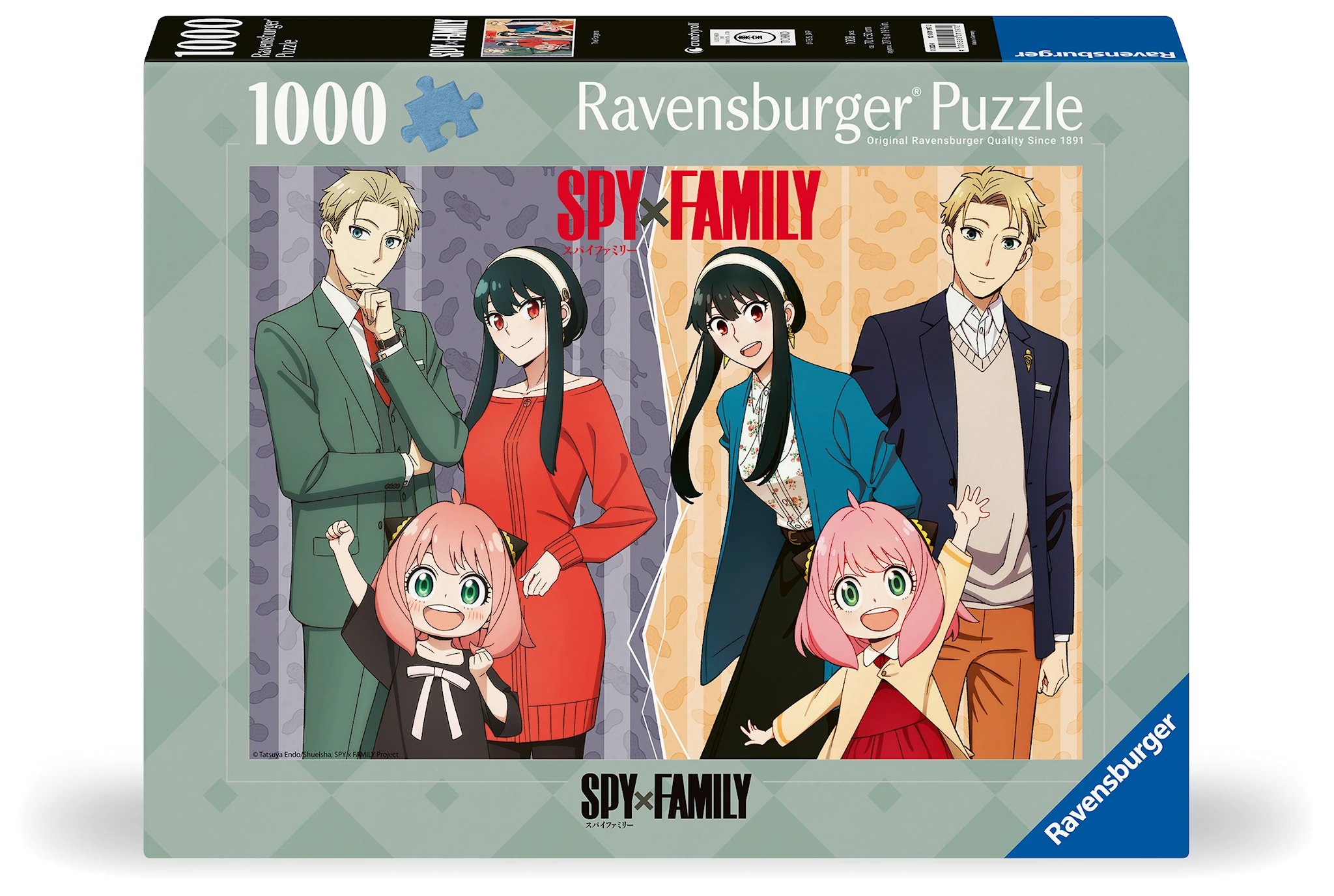 Produktbilde for Puslespill Spy X Family 1000 brikker, Ravensburger