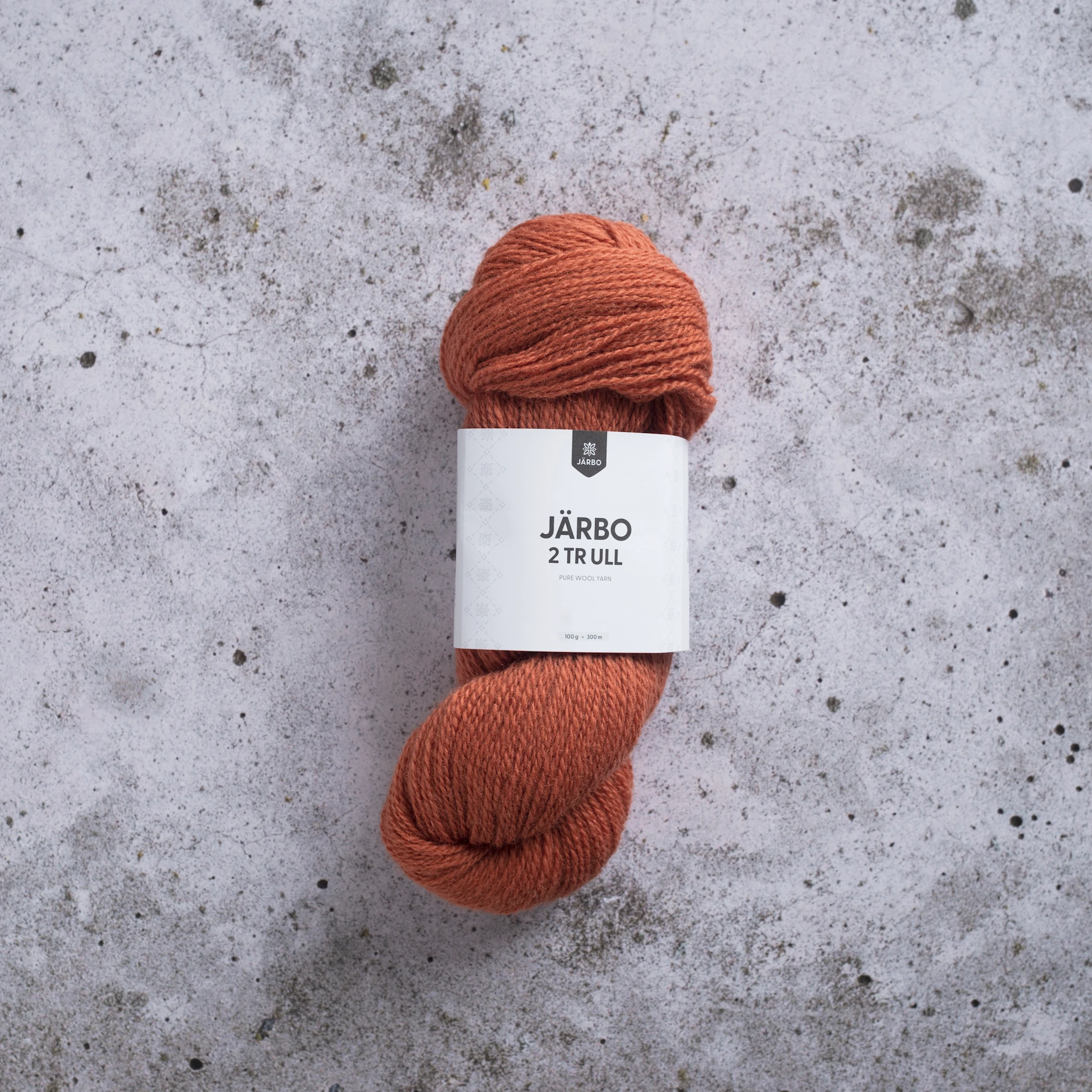 Produktbild för 2tr Ull 100 g Copper blush Järbo
