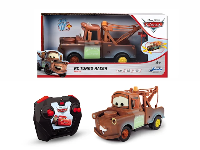 Jada Toys Disney Bilar Radiostyrd Bärgarn Turbo Racer 1:24