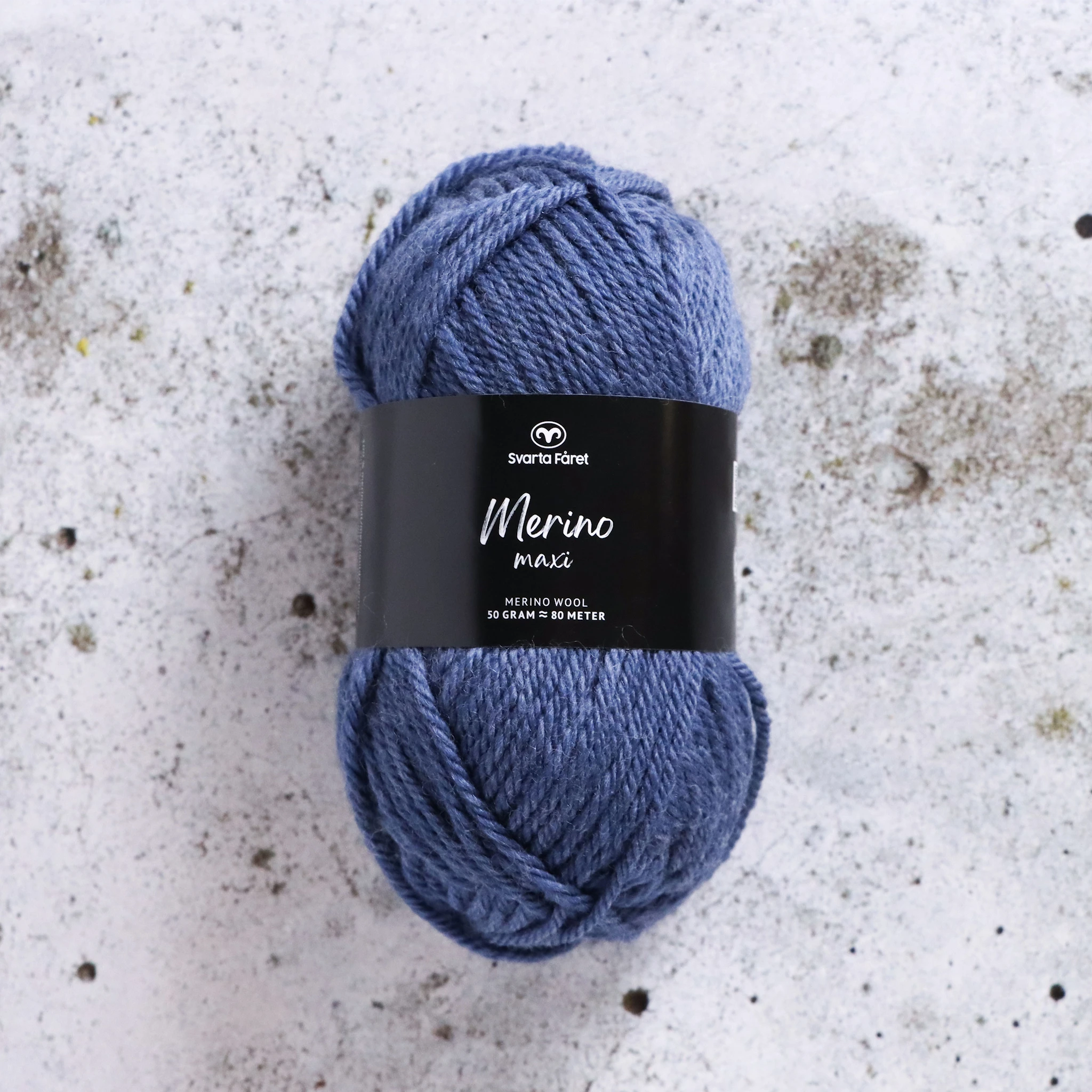 Produktbild för Merino Maxi 50g Svarta Fåret