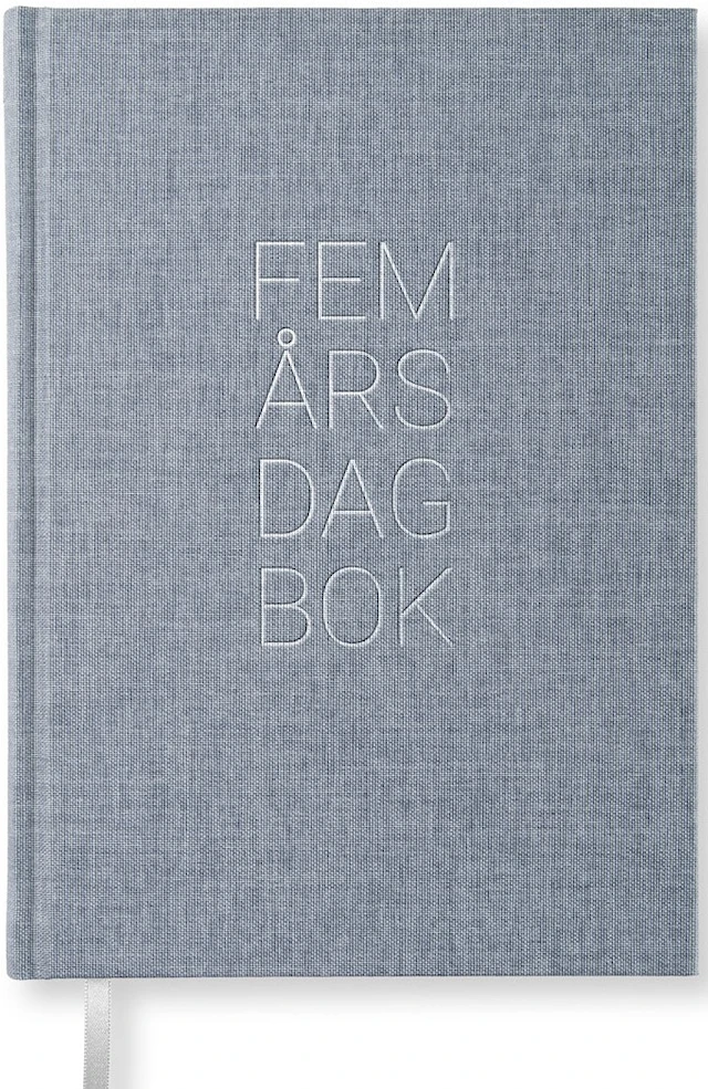 5-Års Dagbok A5 Denim Paperstyle